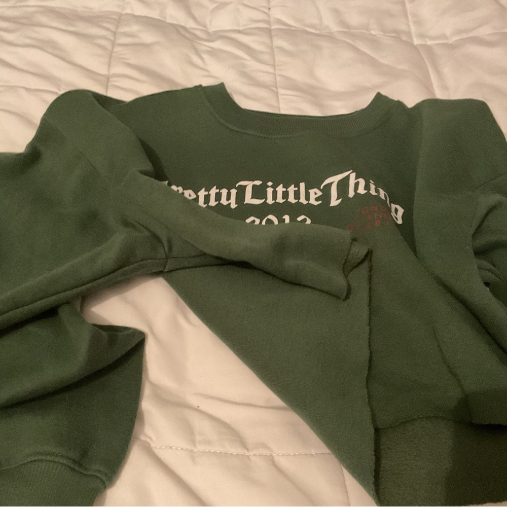 PrettyLittleThing Forest Green Pullover